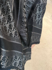 DIOR 26S SCARF 140CM IN SILK & CASHMERE 262319