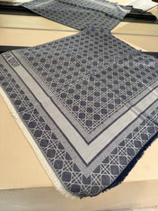 DIOR 26S SCARF 140 IN SILK AND CASHMERE 424260