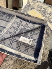 DIOR 26S SCARF 140 IN SILK AND CASHMERE 424260