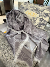 DIOR 26S SCARF 140 IN SILK AND CASHMERE 424261