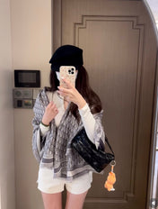 DIOR 26S SCARF 140 IN CASHMERE AND SILK 504492