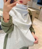 DIOR 26S SCARF 140 IN SILK AND CASHMERE 424268