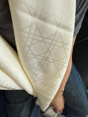 DIOR 26S SCARF 140 IN SILK AND CASHMERE 424258