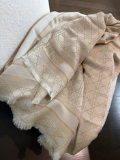 DIOR 26S SCARF 140 IN SILK AND CASHMERE 424259