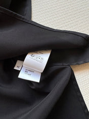 Loewe Shirt Black Satin Fabric