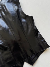 CHANEL LEATHER VEST STYLE 18