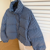 MIUMIU PLAID PUFFER JACKET STYLE 668