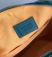 GOYA 26S BOEING 25MM IN DARK GREEN GOYARDINE CANVAS AND CALFSKIN