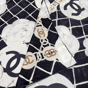 CHANEL 26S SCARF 90 IN SILK 311804