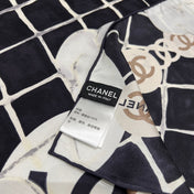CHANEL 26S SCARF 90 IN SILK 311804