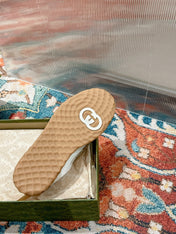 GUCCI 26S SNEAKERS IN WHITE CALFSKIN WITH LOGO