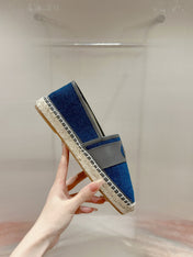 GG ESPADRILLES SLIP - ON AEGEAN CANVAS