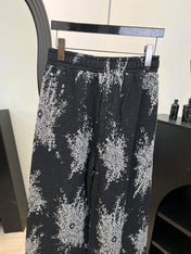 CHANEL 25S PRINTED WIDE-LEG PANTS 620489