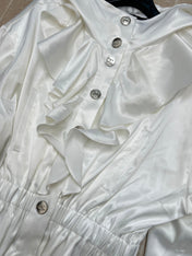 CHANEL 25S HOODED JACKET WITH LACE TRIM 409