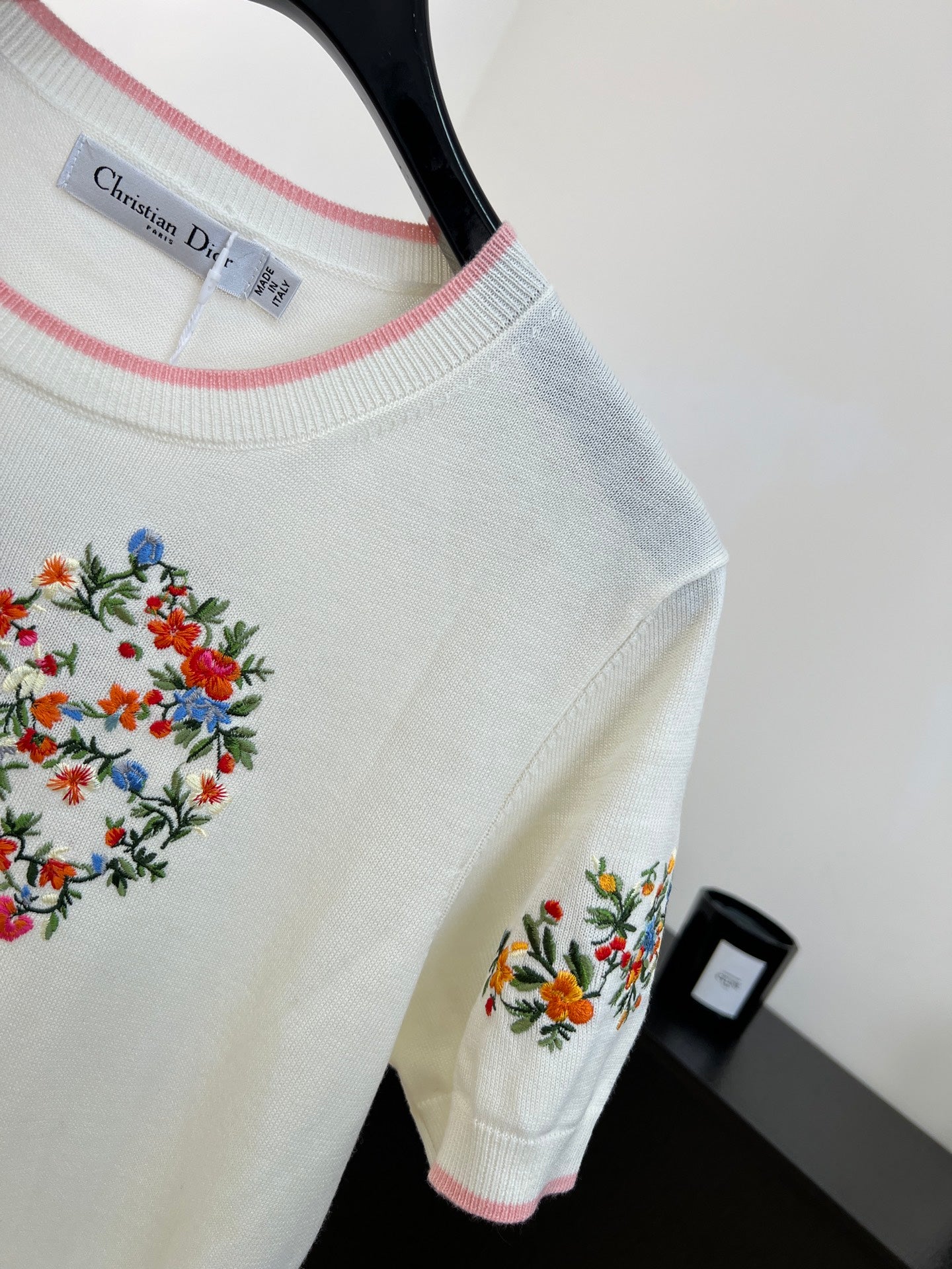 DIOR 26S SHORT-SLEEVED KNIT T-SHIRT 950