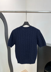 DIOR 26S SHORT-SLEEVED SWEATER 1273