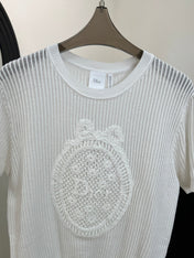 DIOR 26S SHORT-SLEEVED SWEATER 1271