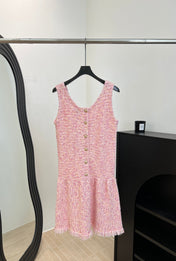 CHANEL 26S SLEEVELESS KNIT DRESS STYLE 1149
