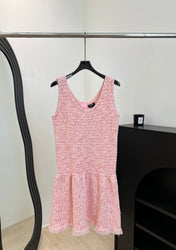 CHANEL 26S SLEEVELESS KNIT DRESS STYLE 1149