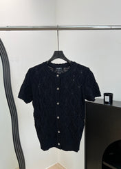 CHANEL 26S SHORT-SLEEVE KNIT T-SHIRT 1413