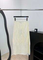 CHANEL 26S KNIT MIDI SKIRT 1485