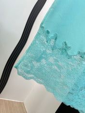 CHANEL 26S LACE HEM MIDI SKIRT 1313