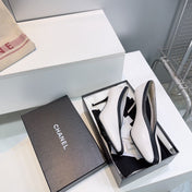 CHANEL 26S HIGH HEELS 100 MM IN WHITE CALFSKIN