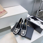 CHANEL 26S HIGH HEEL PUMPS 85 MM IN BLACK CALFSKIN WITH WHITE PATENT