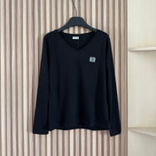 LOEWE 26S LONG-SLEEVE V-NECK T-SHIRT 644