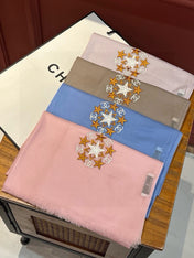 SCARF 200 CM IN OYSTER TAN CASHMERE 394615