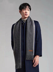 SCARF 180 CM IN BLACK CASHMERE 396477