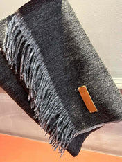 SCARF 180 CM IN BLACK CASHMERE 396477