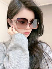 SQUARE SUNGLASSES L3230 IN ACETATE
