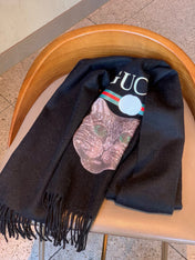 GUCCI 25S SCARF 180 IN CASHMERE 583605