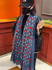 LV SCARF 200 CM IN CASHMERE 728982
