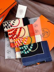 HERMES 25S SCARF 200 IN CASHMERE SILK 730599