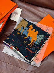 HERMES 25S SCARF 140 IN SILK 733916