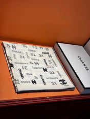 CHANEL 25S SCARF 180 IN CASHMERE SILK 738479