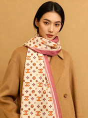 CHANEL 25S SCARF 140 IN CASHMERE 931507