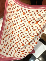 CHANEL 25S SCARF 140 IN CASHMERE 931507