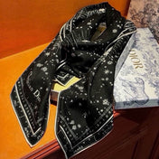 DIOR 26S SCARF 140 IN CASHMERE AND SILK 432259