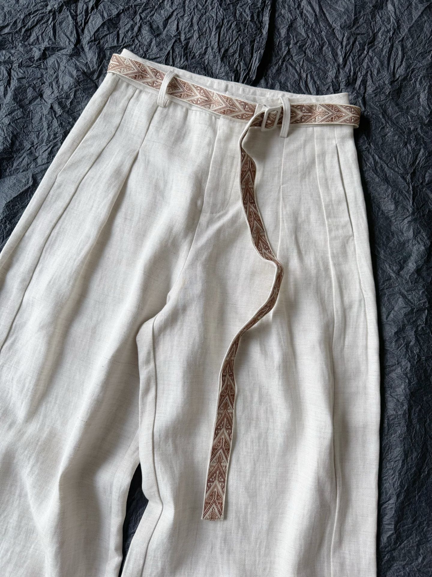 LORO PIANA 26S WIDE LEG PANTS 716