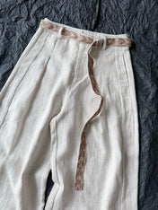 LORO PIANA 26S WIDE LEG PANTS 716