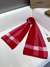 SCARF 190 CM IN CHERRY RED CASHMERE  398397