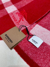 SCARF 190 CM IN CHERRY RED CASHMERE  398397