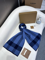 SCARF 180 CM IN TRUE BLUE CASHMERE 403869