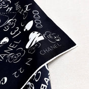 CHANEL 25S SCARF 90 IN SILK 730661