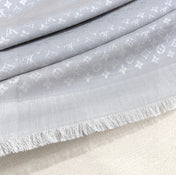 LV SCARF 120 CM IN WOOL MIX SILK 737300