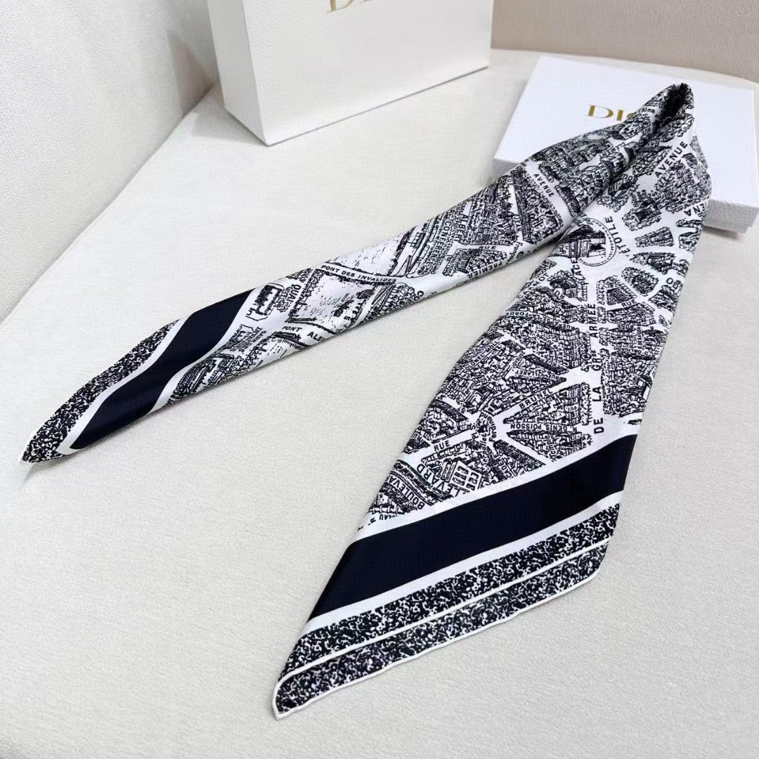 DIOR 26S SCARF 90CM IN SILK 313213