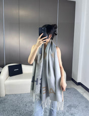 CHANEL 25S SCARF 180 IN CASHMERE 724825